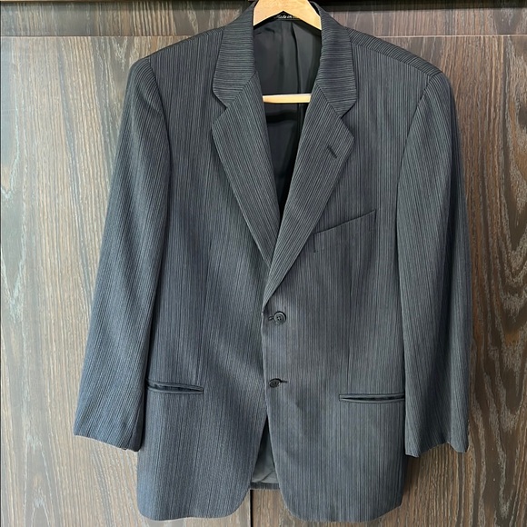 Calvin Klein for Neiman Marcus Designer Suit Jacket Men’s 40S Italy